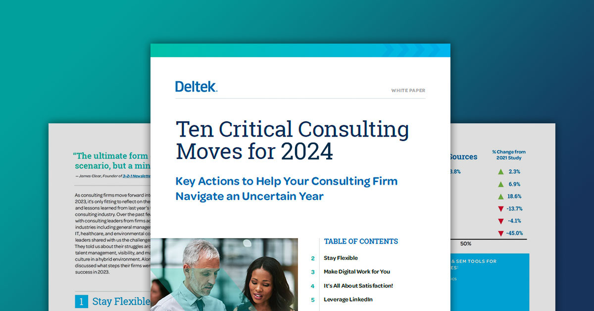 Ten Critical Consulting Moves for 2024
