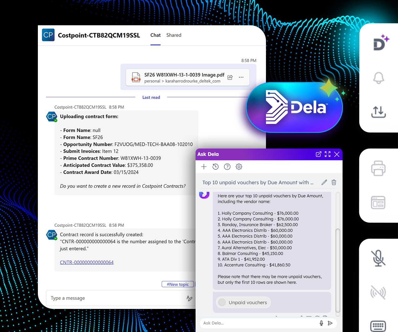 Intelligence at every step with Deltek Dela