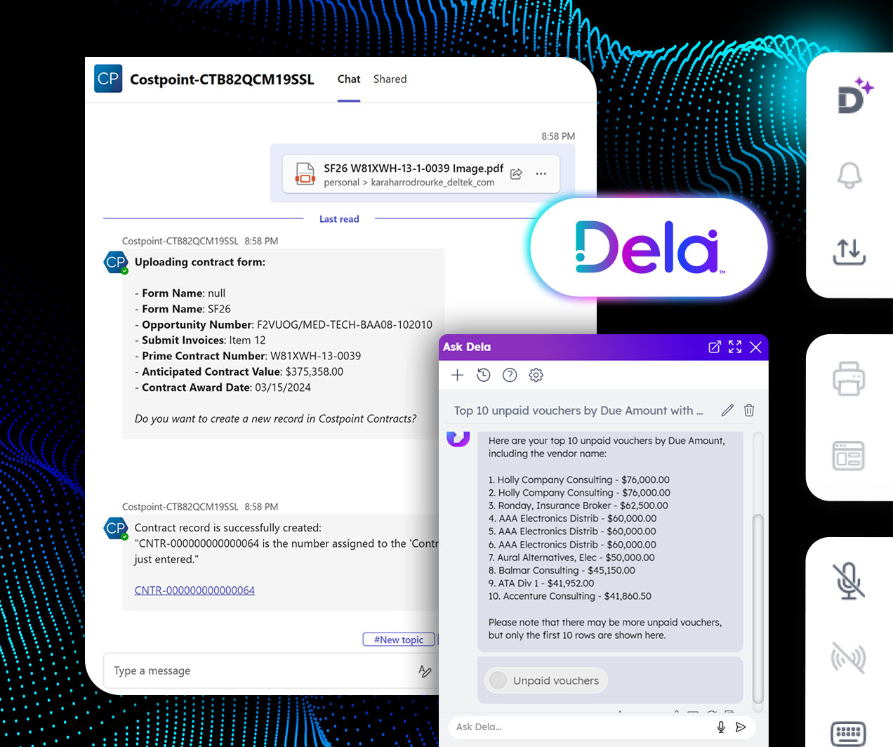 Intelligence at every step with Deltek Dela