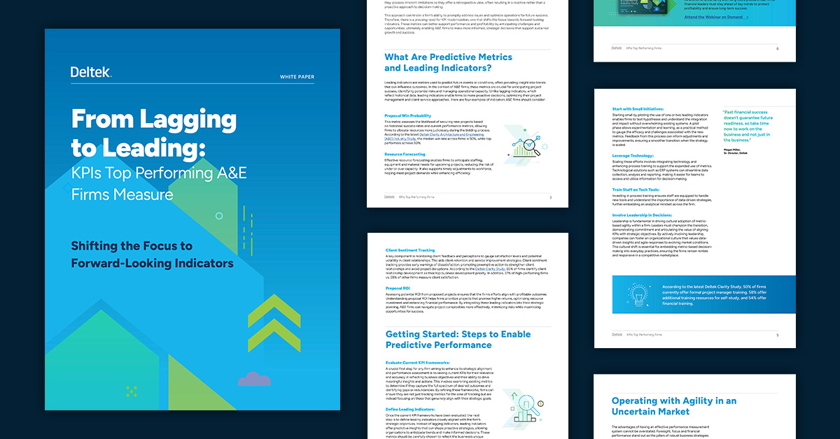 KPIs Top Performing A&E Firms Measure