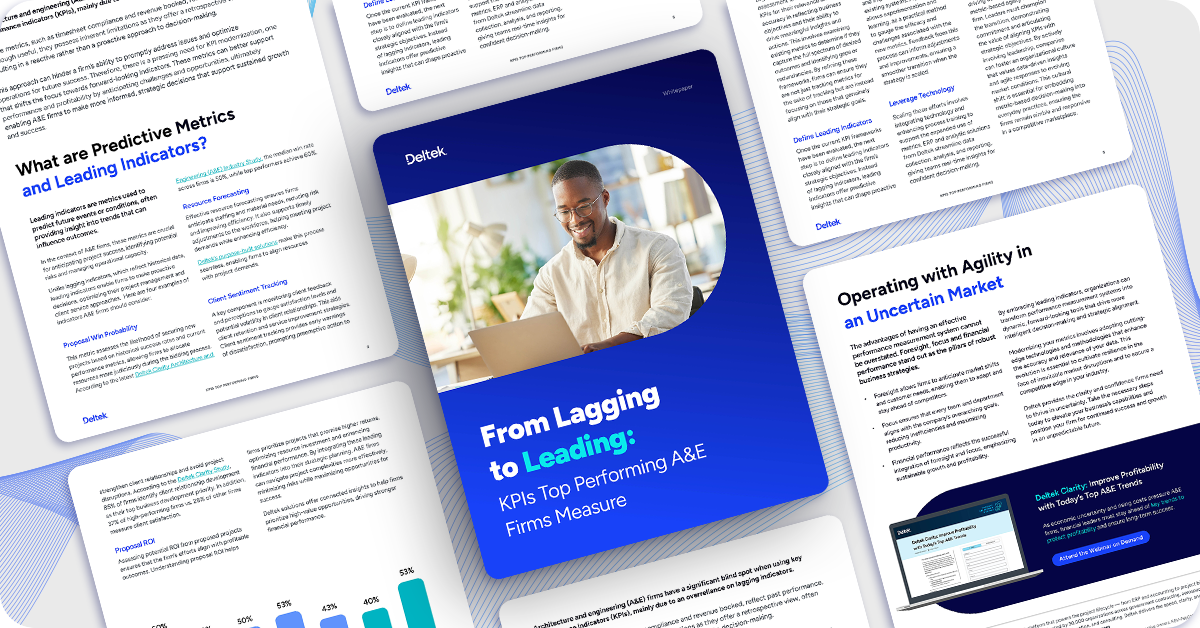 KPIs Top Performing A&E Firms Measure