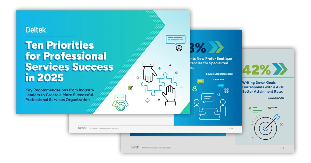 Ten Priorities for Professional Services Success in 2025