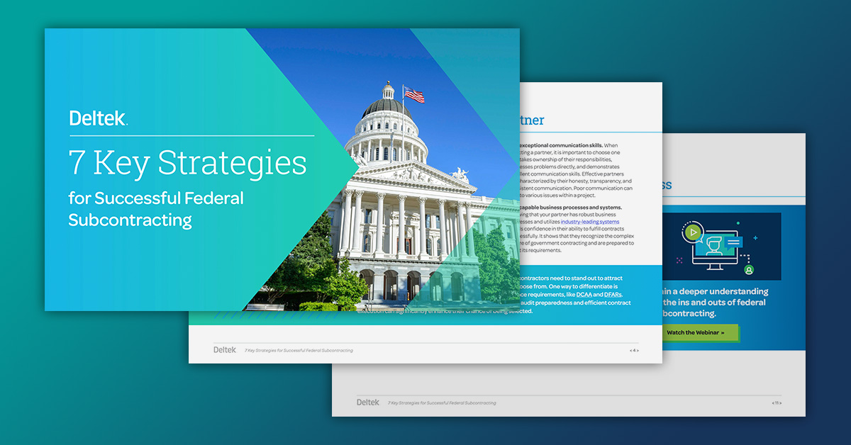 7 Key Strategies for Successful Federal Subcontracting