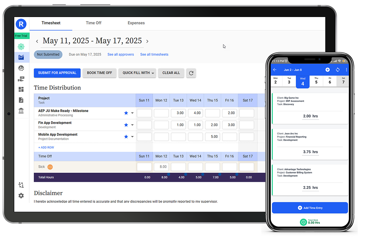  AI-Powered Time Tracking Platform