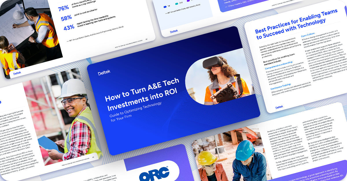 How to Turn A&E Tech Investments into ROI