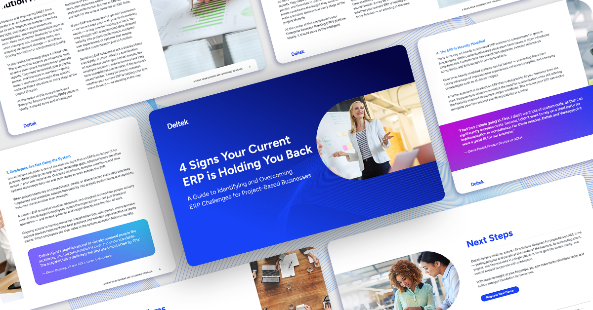 4 Signs Your Current ERP is Holding You Back