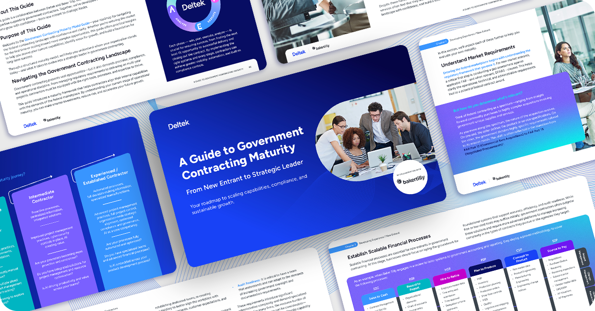 A Guide to Government Contracting Maturity