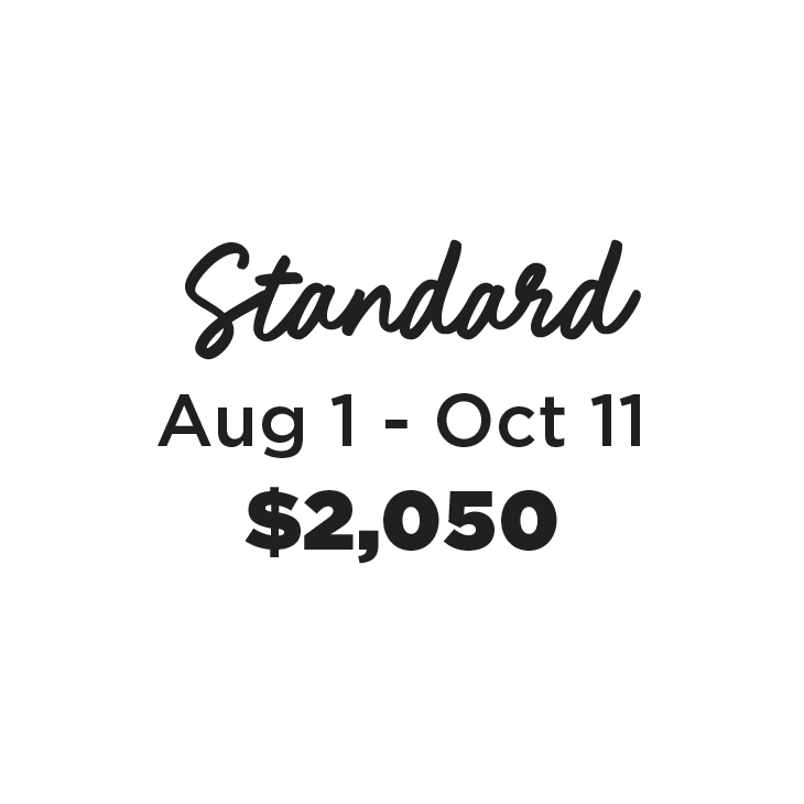 Standard Pricing