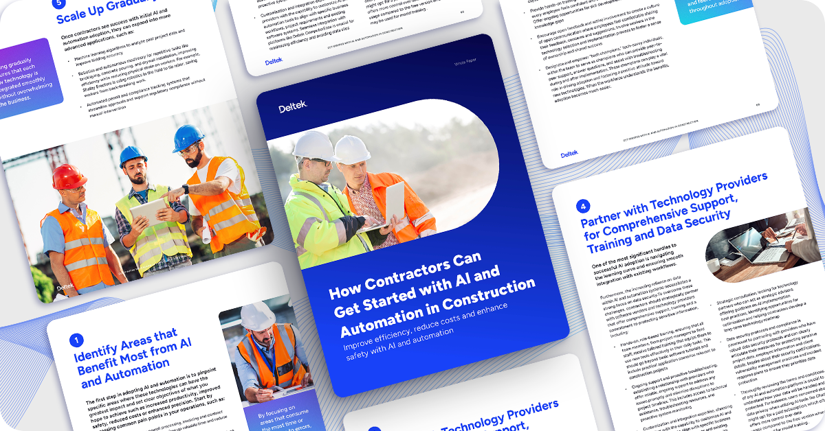 How Contractors Can Get Started with AI and Automation in Construction